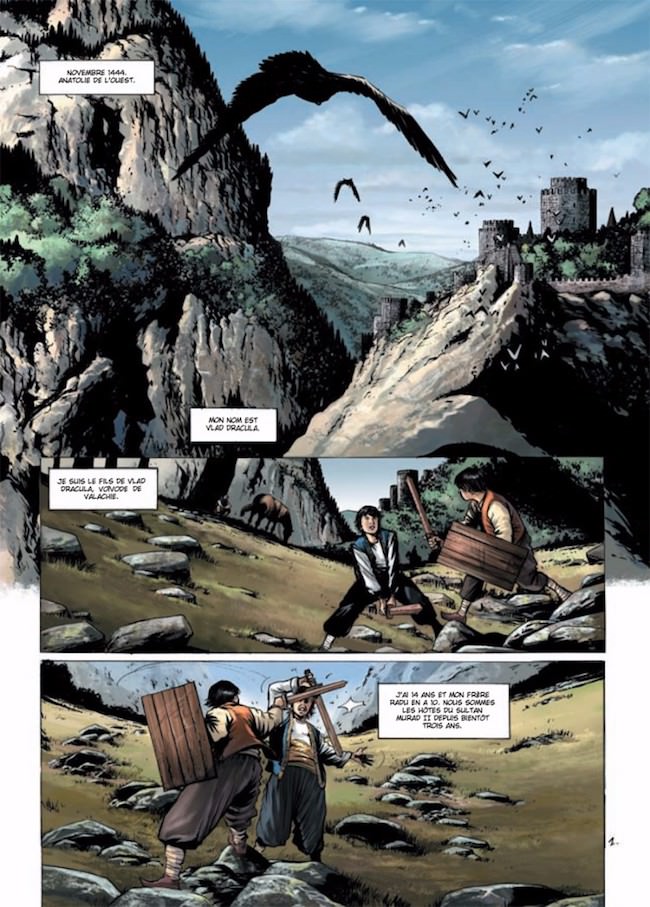 Eric CORBEYRAN et Serge FINO - Dracula - ordre des dragons (pl1)