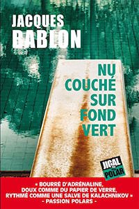 Jacques BABLON - Nu couche sur fond vert