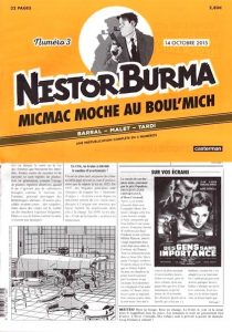 Nestor BURMA - journal - Micmac moche au Boul Mich