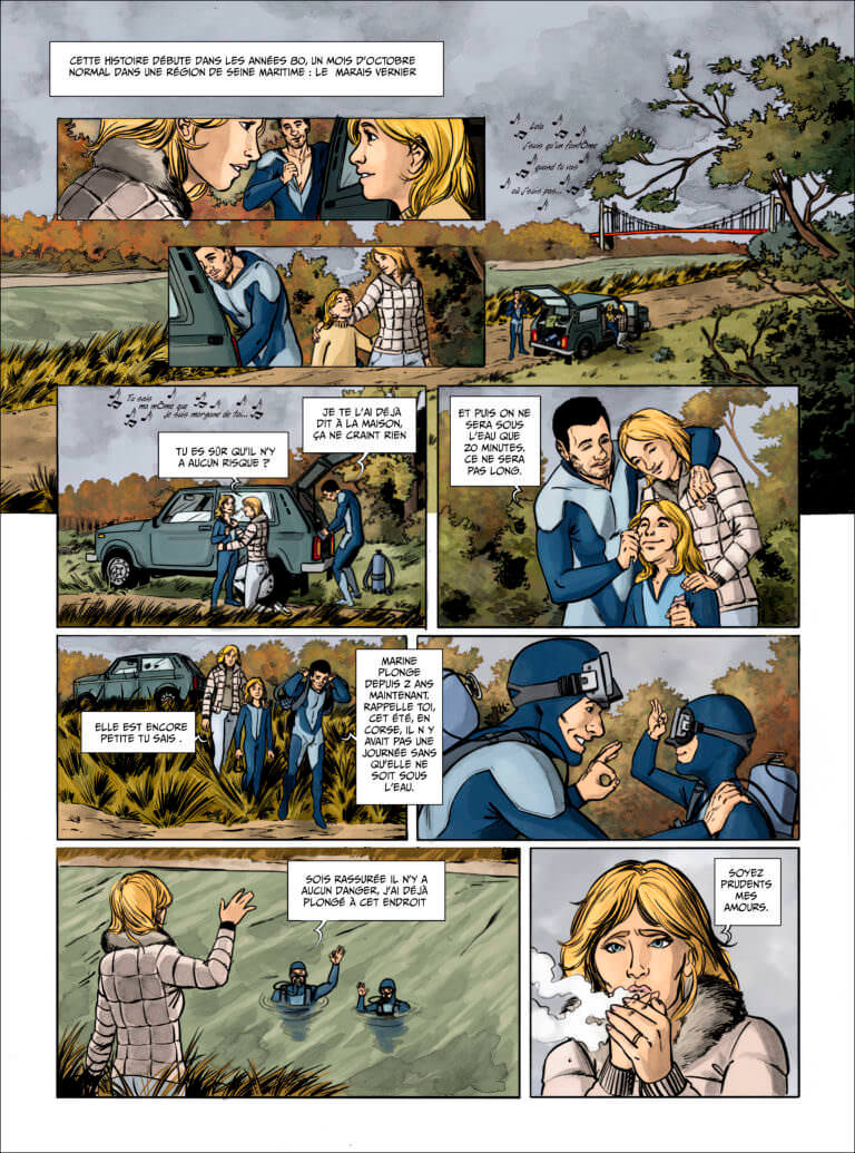 Michel BUSSI GAETS et SALVO - Mourir sur Seine en BD