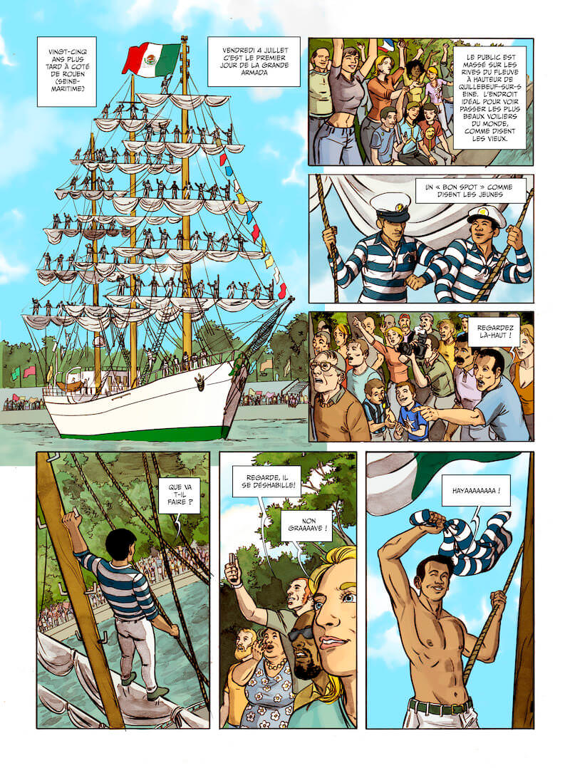 Michel BUSSI GAETS et SALVO - Mourir sur Seine en BD