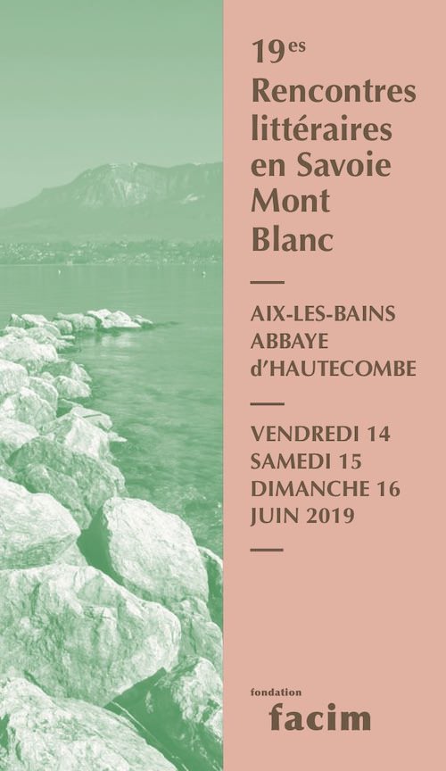 Rencontres litteraires en Savoie Mont-Blanc 2019
