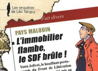 Enquêtes de Léo Tanguy - 02 - L'immobilier flambe, le SDF brûle par Sylvie ROUCH