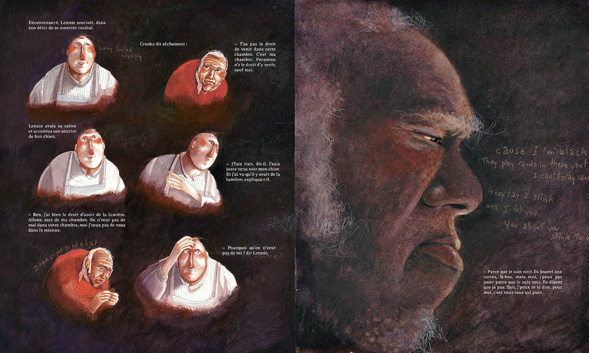 Des souris et des hommes adaptation en BD